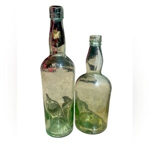 Antique Clear Glass Bottles